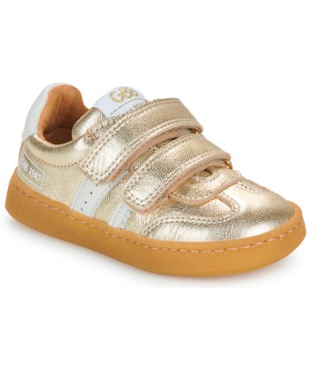 Baskets basses enfant garcons GBB KARINE TWIST Doré