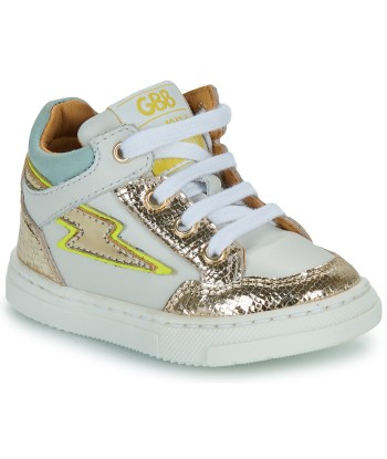 Baskets montantes enfant garcons GBB DALILA FLEX Blanc