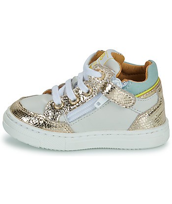 Baskets montantes enfant garcons GBB DALILA FLEX Blanc