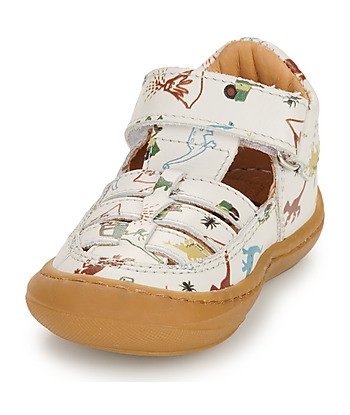 Baskets montantes enfant garcons GBB DANAE FLEX Blanc