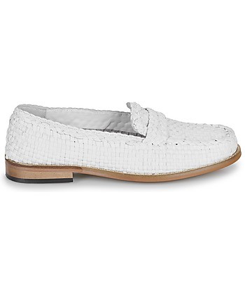 Mocassins femmes JB Martin JEANNE Blanc
