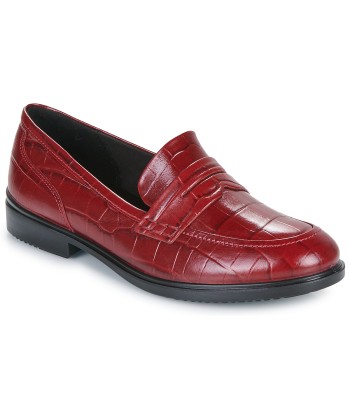 Mocassins femmes Ecco DRESS CLASSIC DAN 15 Rouge