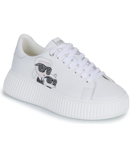 Baskets basses enfant filles Karl Lagerfeld Z30371 Blanc