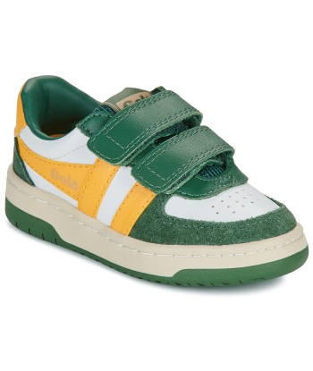 Baskets basses enfant garcons Gola Hawk Strap Blanc