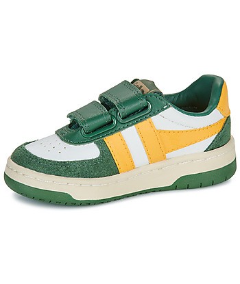 Baskets basses enfant garcons Gola Hawk Strap Blanc