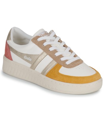 Baskets basses femmes Gola Grandslam Quadrant Beige