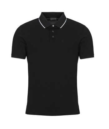 Polo hommes Emporio Armani POLO SHIRT EM000858 Noir