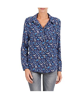 Chemise femmes Manoush BANDANA SILK Bleu