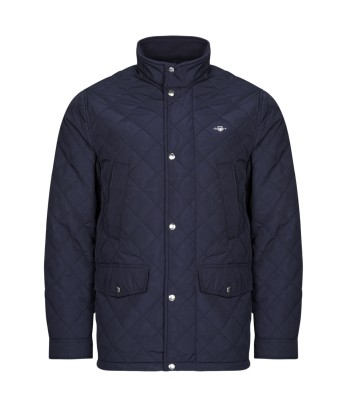 Blouson hommes Gant QUILTED WINDCHEATER MID JACKET Marine