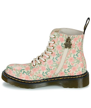 Boots enfant filles Dr. Martens 1460 Pascal J Pop Floral Print Rose