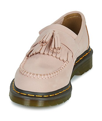 Mocassins femmes Dr. Martens Adrian YS Powder Pink Milled Nubuck WP Ro