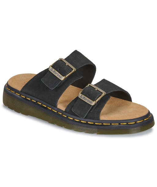 Mules femmes Dr. Martens Josef Black Suede Noir