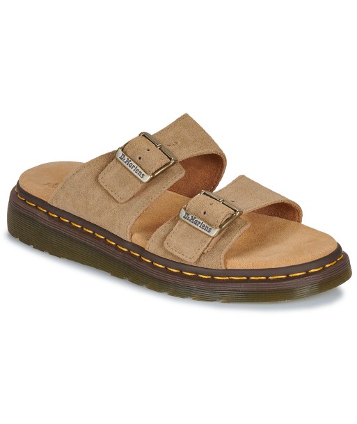 Mules femmes Dr. Martens Josef Savannah Tan Bronx Suede Beige