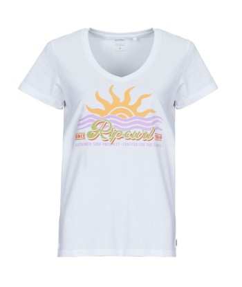 T-shirt femmes Rip Curl CALA V NECK Blanc