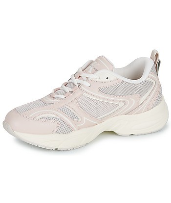 Baskets basses femmes Calvin Klein Jeans RETRO TENNIS MESH ML Beige