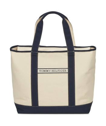 Sac a main femmes Tommy Hilfiger TH SUMMER CANVAS TOTE Beige