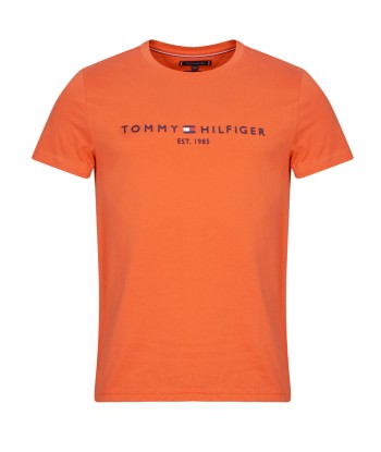 T-shirt hommes Tommy Hilfiger TOMMY LOGO TEE Orange