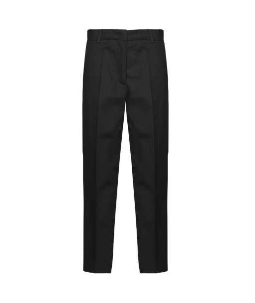 Chinots femmes Tommy Hilfiger CO SLIM STRAIGHT CHINO Noir