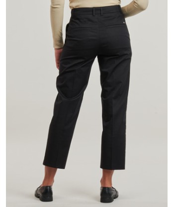 Chinots femmes Tommy Hilfiger CO SLIM STRAIGHT CHINO Noir