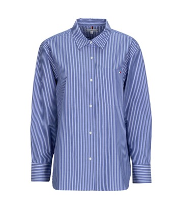 Chemise femmes Tommy Hilfiger ESS POPLIN EASY FIT SHIRT Bleu