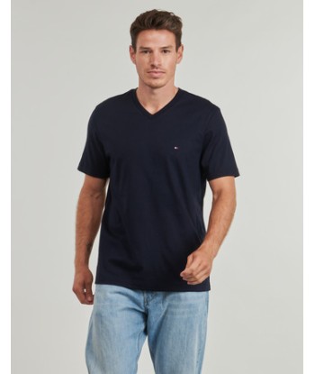 T-shirt hommes Tommy Hilfiger ESSENTIAL V-NECK TEE Noir