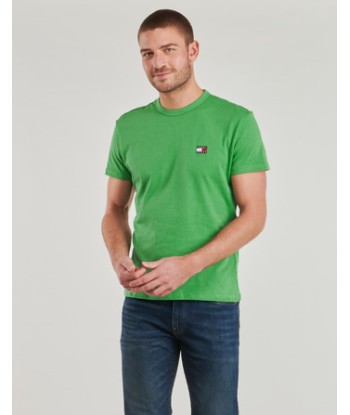 T-shirt hommes Tommy Jeans TJM REG BADGE TEE EXT Vert