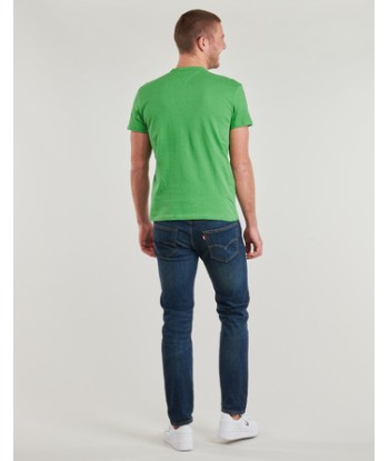 T-shirt hommes Tommy Jeans TJM REG BADGE TEE EXT Vert