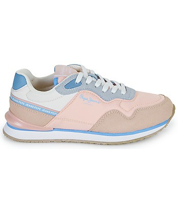 Baskets basses enfant filles Pepe jeans LONDON FENIX G Rose