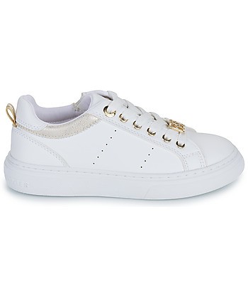 Baskets basses enfant filles Tommy Hilfiger KRYSTAL Blanc