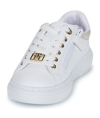 Baskets basses enfant filles Tommy Hilfiger KRYSTAL Blanc