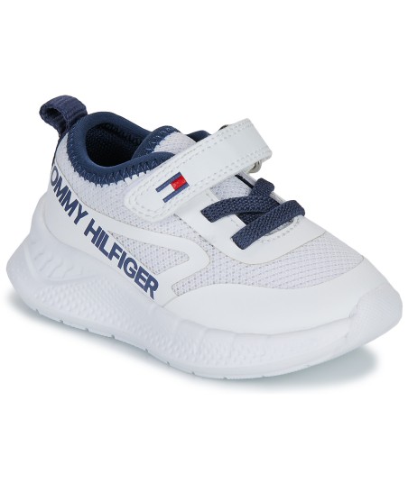 Baskets basses enfant garcons Tommy Hilfiger CONNOR Blanc