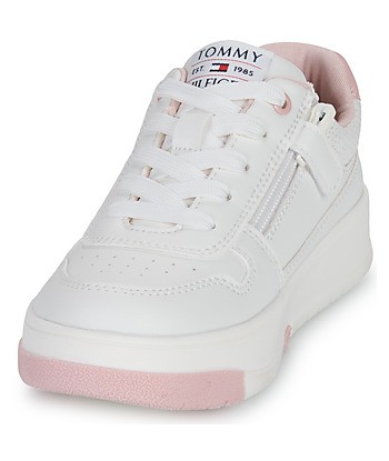 Baskets basses enfant filles Tommy Hilfiger NATHAN Blanc