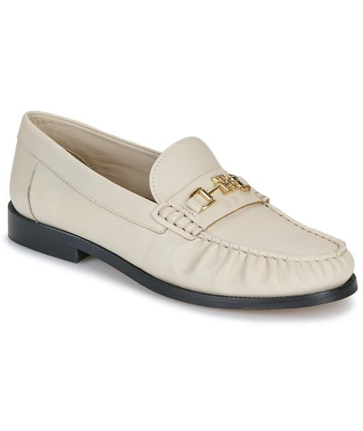 Mocassins femmes Tommy Hilfiger SOFT LEATHER HORSEBIT LOAFER Blanc