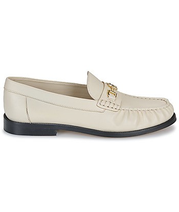 Mocassins femmes Tommy Hilfiger SOFT LEATHER HORSEBIT LOAFER Blanc