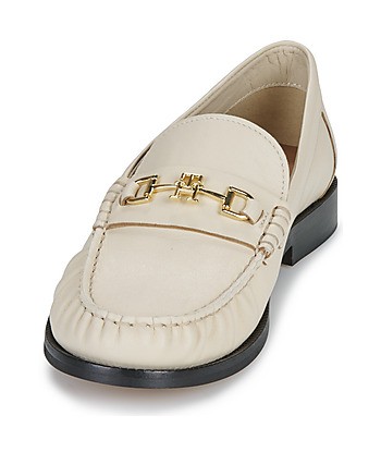 Mocassins femmes Tommy Hilfiger SOFT LEATHER HORSEBIT LOAFER Blanc