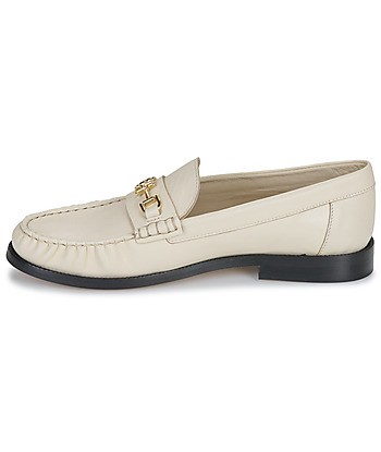 Mocassins femmes Tommy Hilfiger SOFT LEATHER HORSEBIT LOAFER Blanc