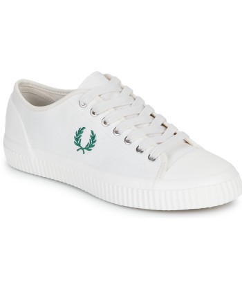 Baskets basses hommes Fred Perry HUGHES LOW CANVAS Blanc