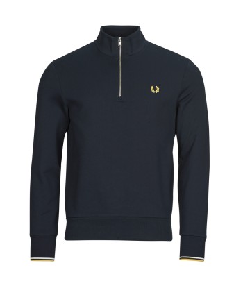 Sweat-shirt hommes Fred Perry HALF ZIP SWEATSHIRT Marine