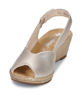 Sandales femmes Rieker - Argenté