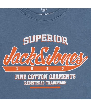 T-shirt enfant garcons Jack & Jones JJELOGO TEE SS ONECK 2COL 24/25 Bl