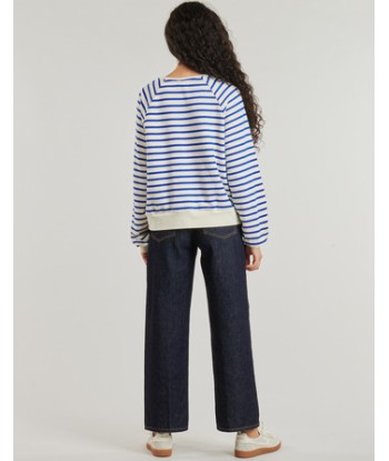 Sweat-shirt femmes Pieces PCGRETA LS EMB Multicolore