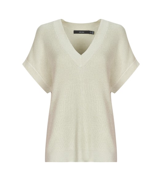 T-shirt femmes Vero Moda VMNEWLEXSUN SHINE Beige