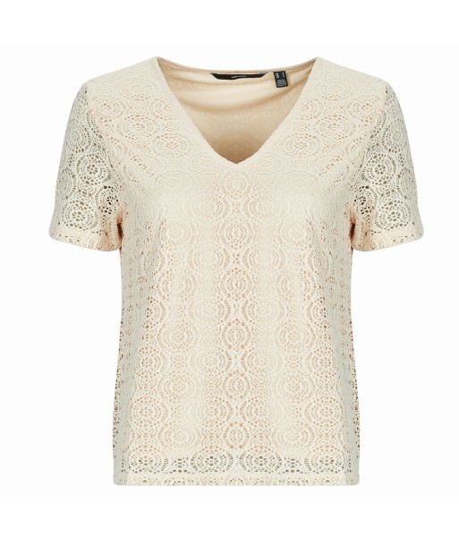 T-shirt femmes Vero Moda VMMAYA  Beige