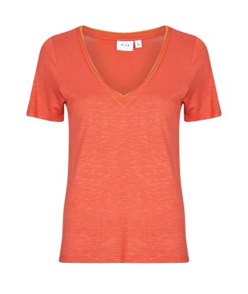 T-shirt femmes Vila VINOEL Rouge