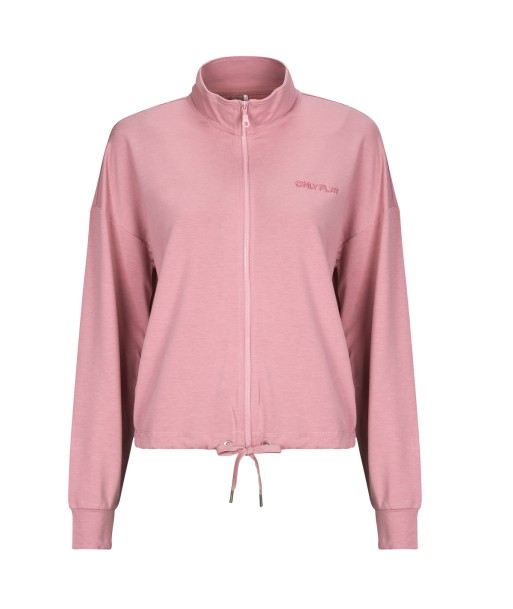 Sweat-shirt femmes Only Play ONPFREI LIFE FZ Rose