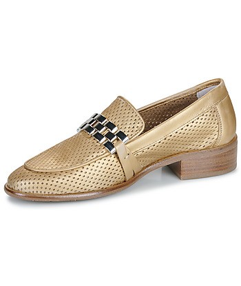 Mocassins femmes Regard ELIAS Doré
