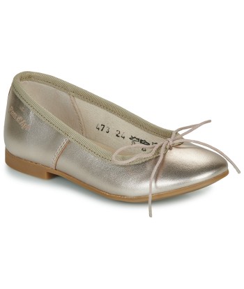 Sandales enfant filles Pom d'Api DORY BAL Doré