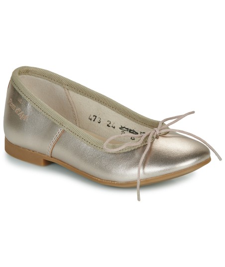 Sandales enfant filles Pom d'Api DORY BAL Doré