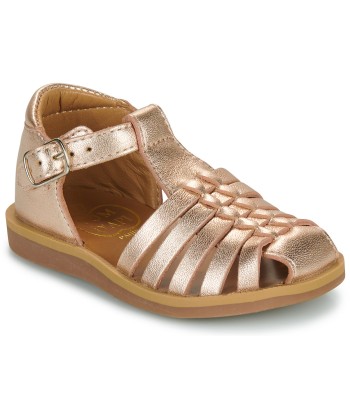 Sandales enfant filles Pom d'Api POPPY PITTI Doré
