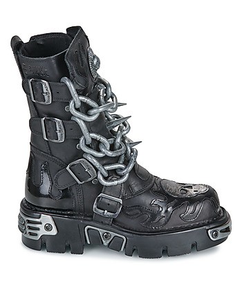 Boots femmes New Rock CHAROL Noir